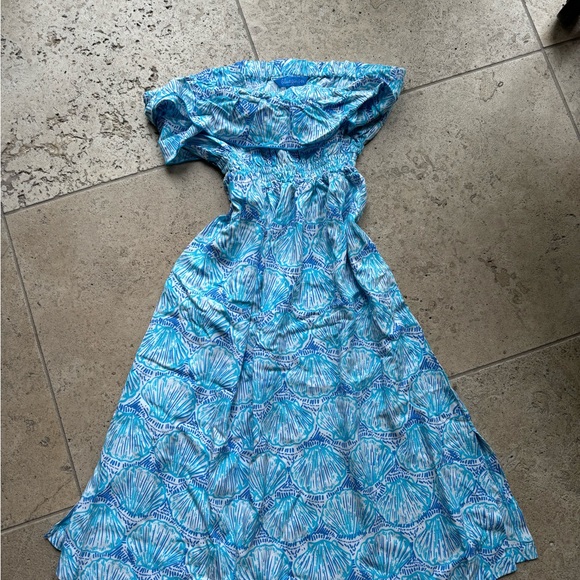 Blue Ginger Patterned Dress - Picture 4 of 4
